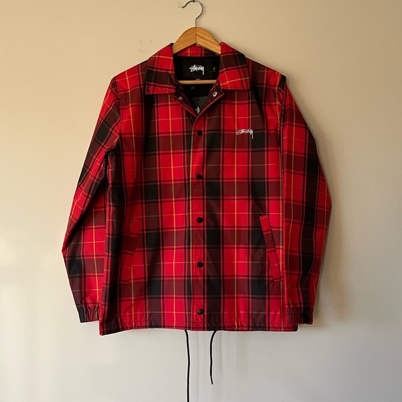 Stussy Cruize Coach Jacket Plaid - Picture 9 of 16